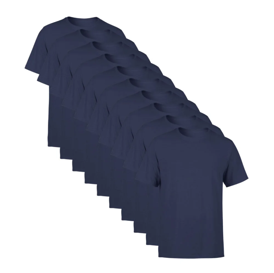Kit 10 Camisetas Marinhos SSB Brand Masculina Lisa Premium 100% Algodão