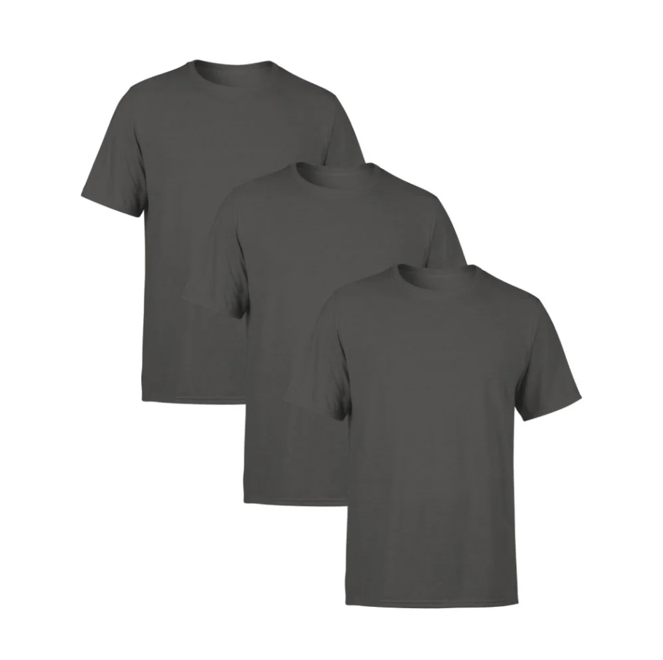 Kit 3 Camisetas Chumbo SSB Brand Masculina Lisa Premium 100% Algodão